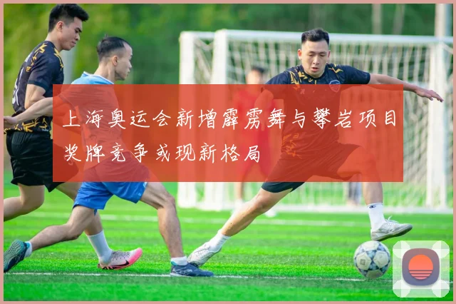上海奥运会新增霹雳舞与攀岩项目奖牌竞争或现新格局